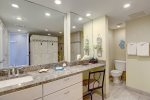 Master bath vanity and lavatory